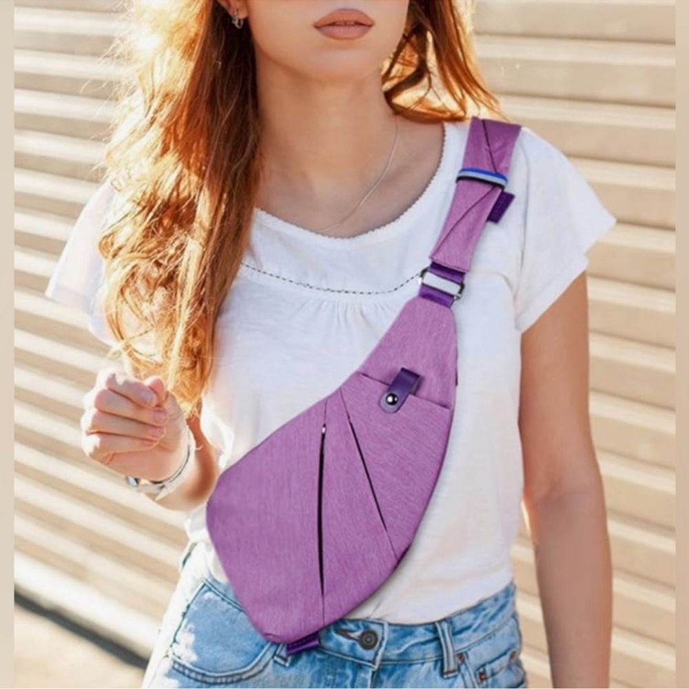 Stylish Purple Women's Crossbody Bag